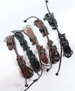 Free Shipping Brown Black Charm Bracelet