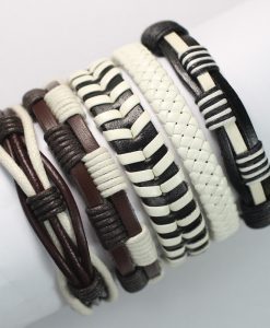 Ken Bracelets Whit Brown Mixed Color Bracelets